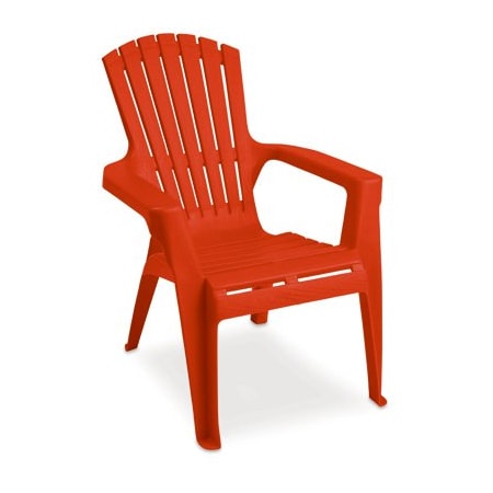 Adams Mfg Chair Kids Adirondack Cherry Red Polypropylene Frame Adirondack 8460-26-3731